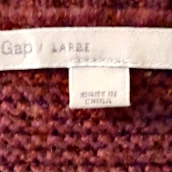 GAP Aubergine Wool Blend Pullover Sweater - Picture 5 of 6